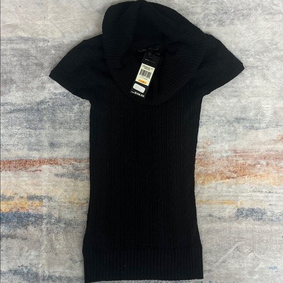 BCBGMaxAzria Black Knit Top - Picture 1 of 6